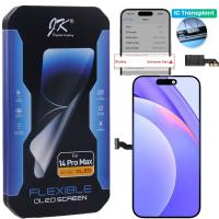 iPhone 14 Pro Max Touch + Lcd + Frame JK Oled Soft Removable IC