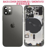 iPhone 12 Pro Back Cover + Frame + Frame Black Disassembled Grade A Original