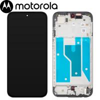 Motorola G67 5G / G77 5G Touch + Lcd + Frame Black Service Pack