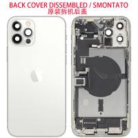 iPhone 12 Pro Max Back Cover + Frame + Full Flex Silver Dissembled Grade A Original
