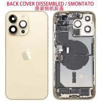 iPhone 14 Pro Max Back Cover + Frame + Full Flex Gold Dissembled Grade A Original