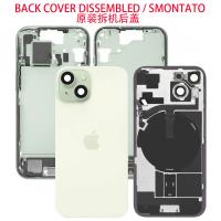 iPhone 15 Back Cover + Frame Full Flex Green Dissembled Grade A Original