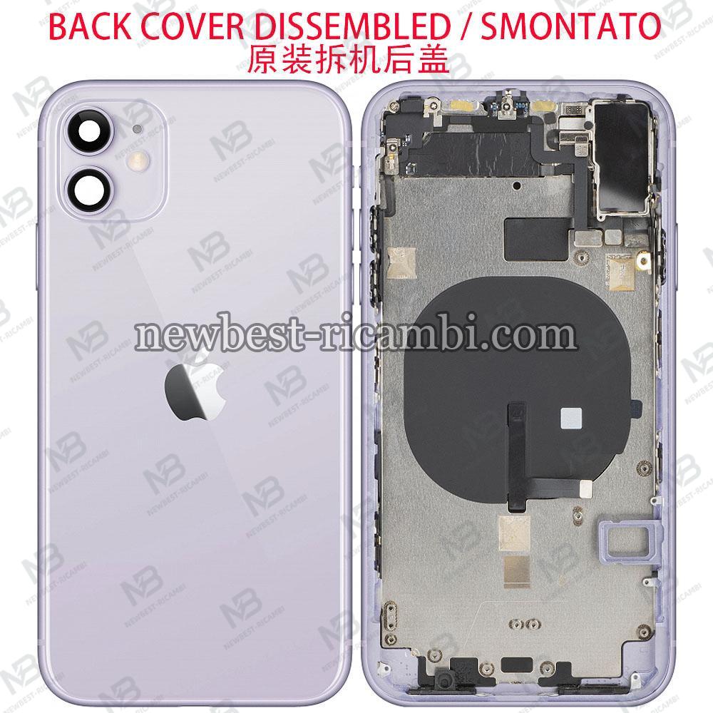 Phone 11 Back Cover + Frame Purple Dissembled Grade A Original