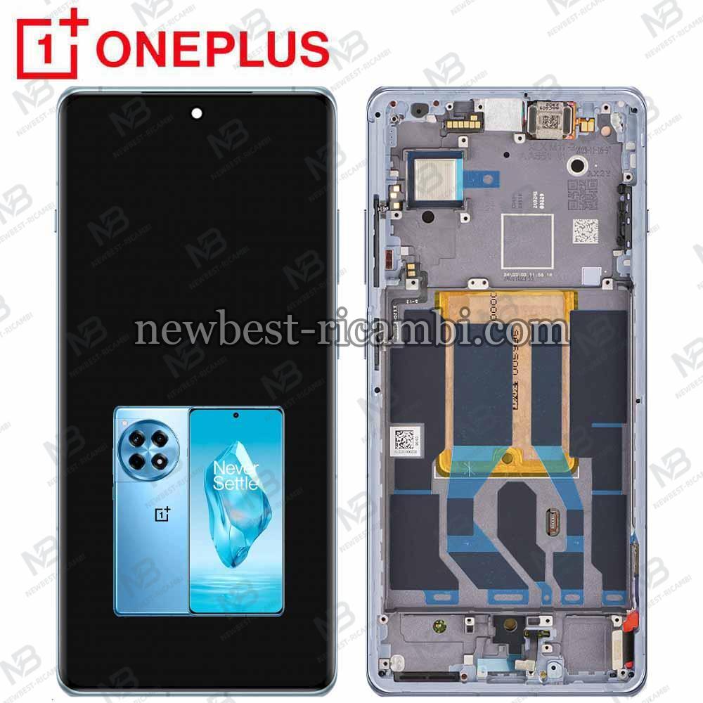 OnePlus 12R Touch + Lcd + Frame Blue Service Pack
