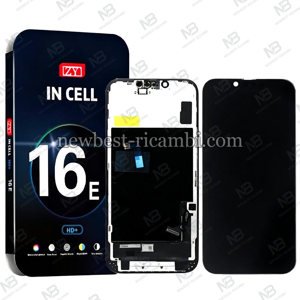 iPhone 16E Touch + Lcd + Frame Black ZY Incell HD+ 1600x900 720P