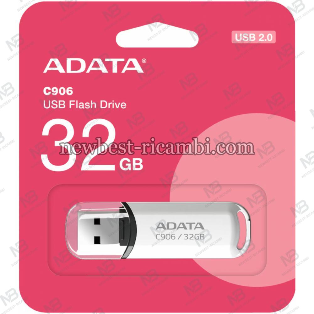 USB-A 2.0 FlashDrive Adata C906, 32Gb AC906-32G-RWH