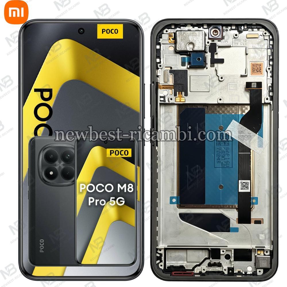Xiaomi Poco M8 Pro 5G Touch + Lcd + Frame Black Service Pack