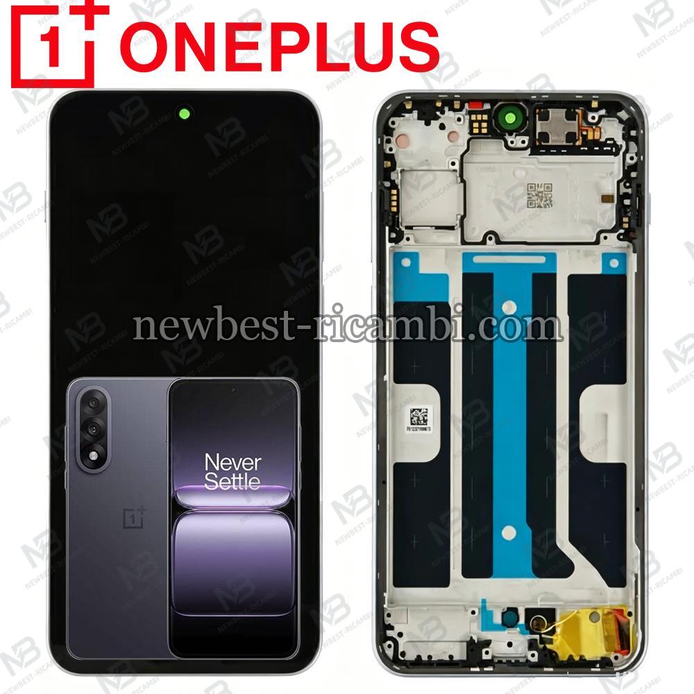 Oneplus Nord 5 5G (CPH2709) Touch + Lcd + Frame Phantom Grey Service Pack
