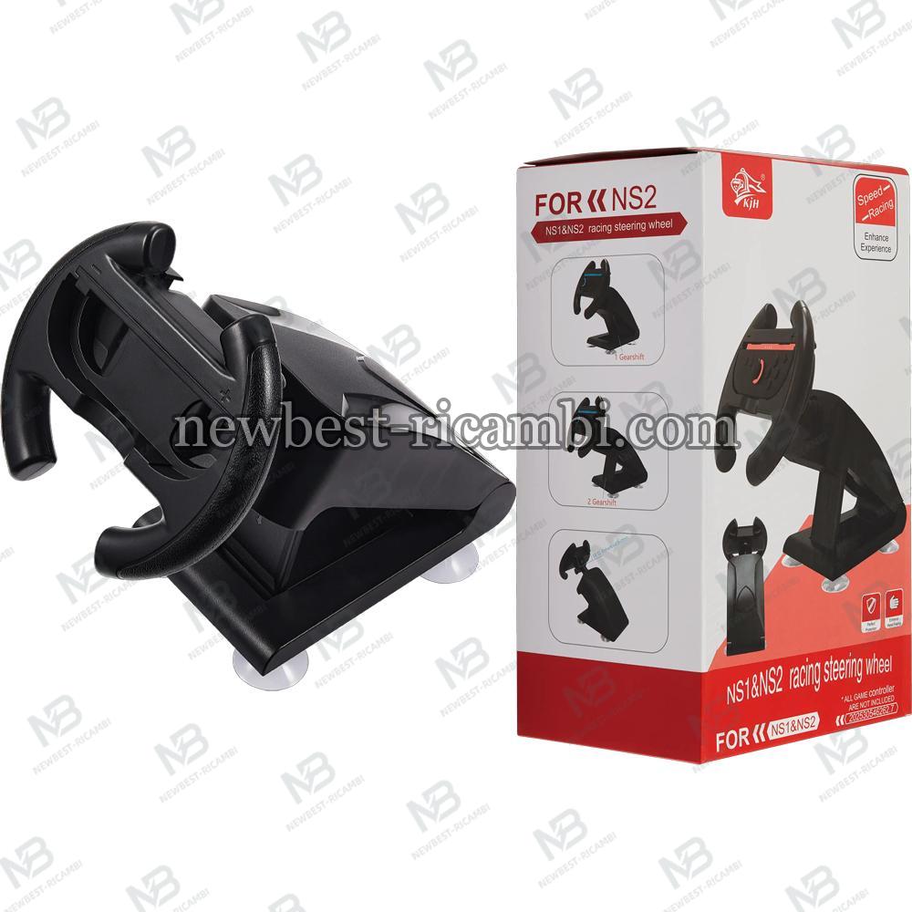 Nintendo Switch ／ Switch 2 Racing Steering Wheel Joy-Con Controller 