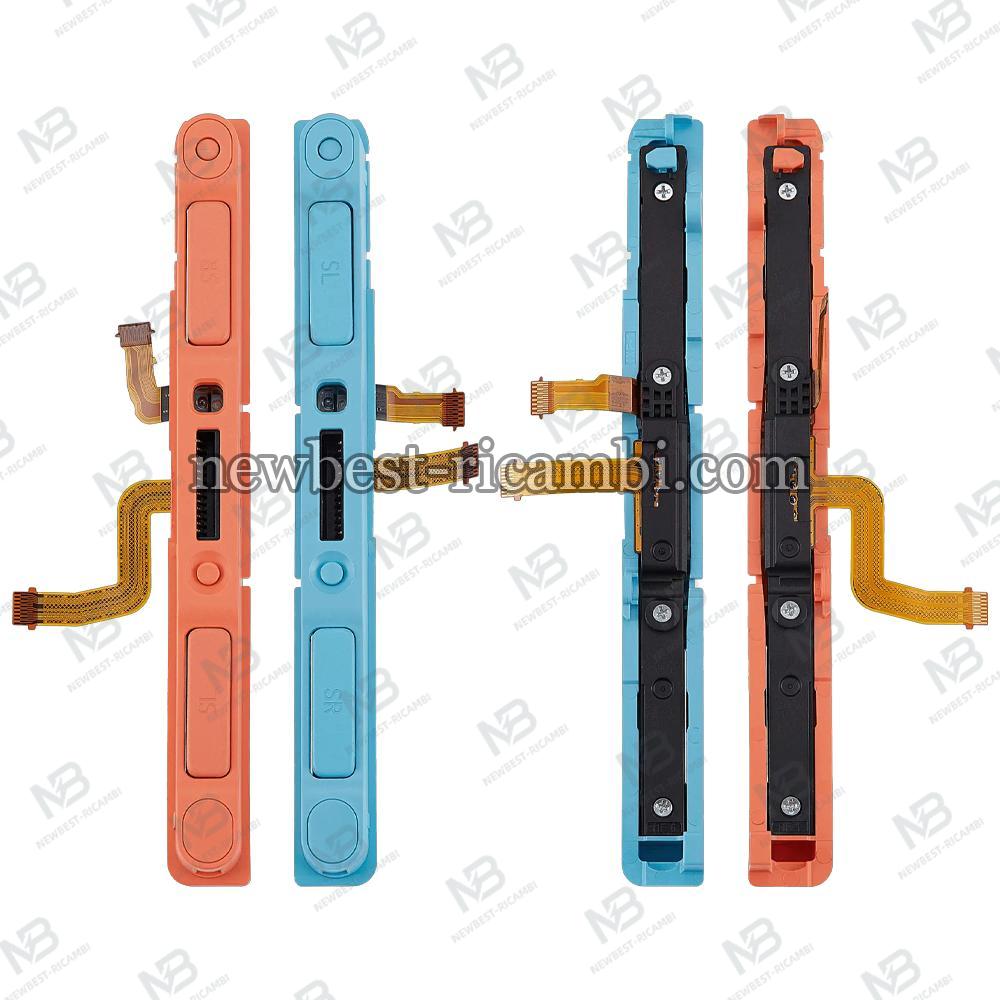 Nintendo Switch 2 Plastic Rail (Right+Left) With Joy Con Controller Orange Blue