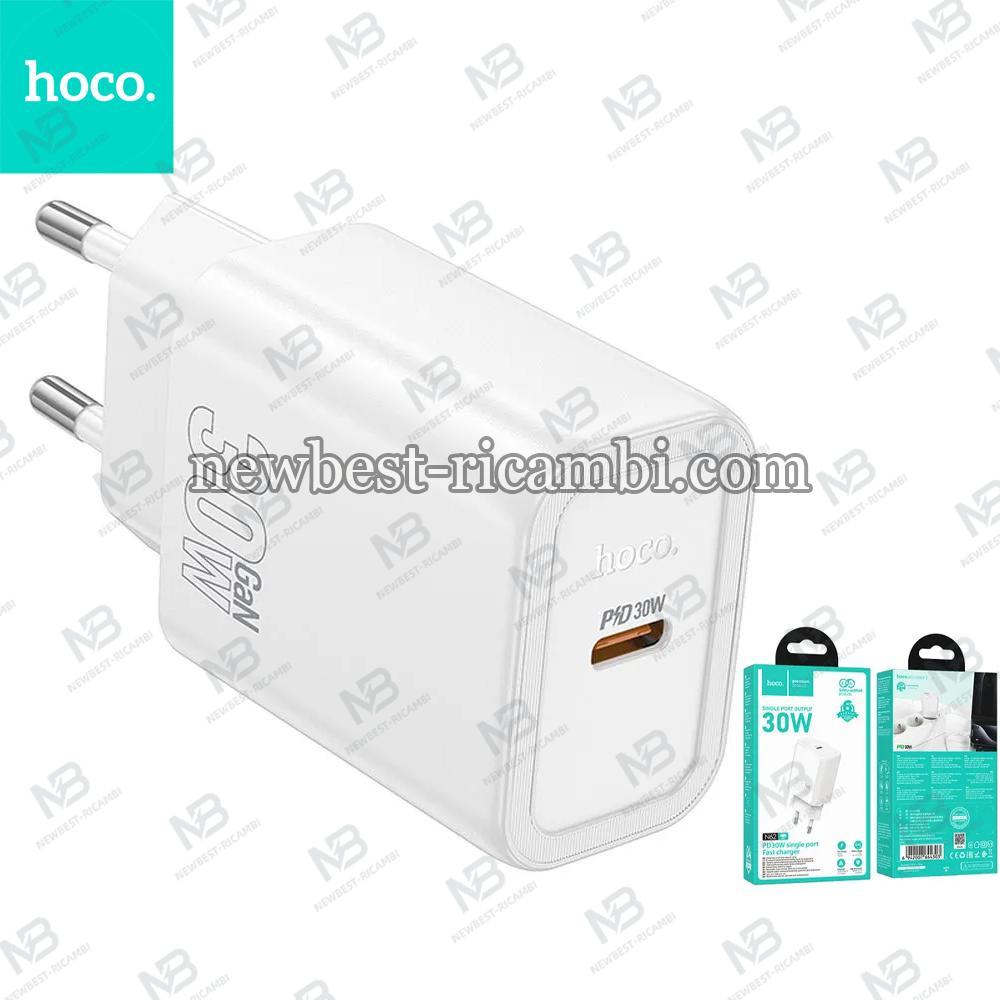 Phone charger Hoco USB C QC PD 30W N62 white In Blister