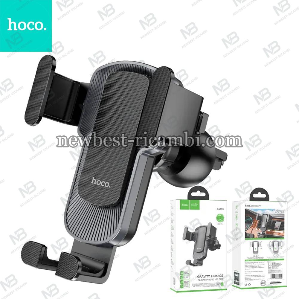 Gravity car phone holder Hoco air vent CA103 black In Blister