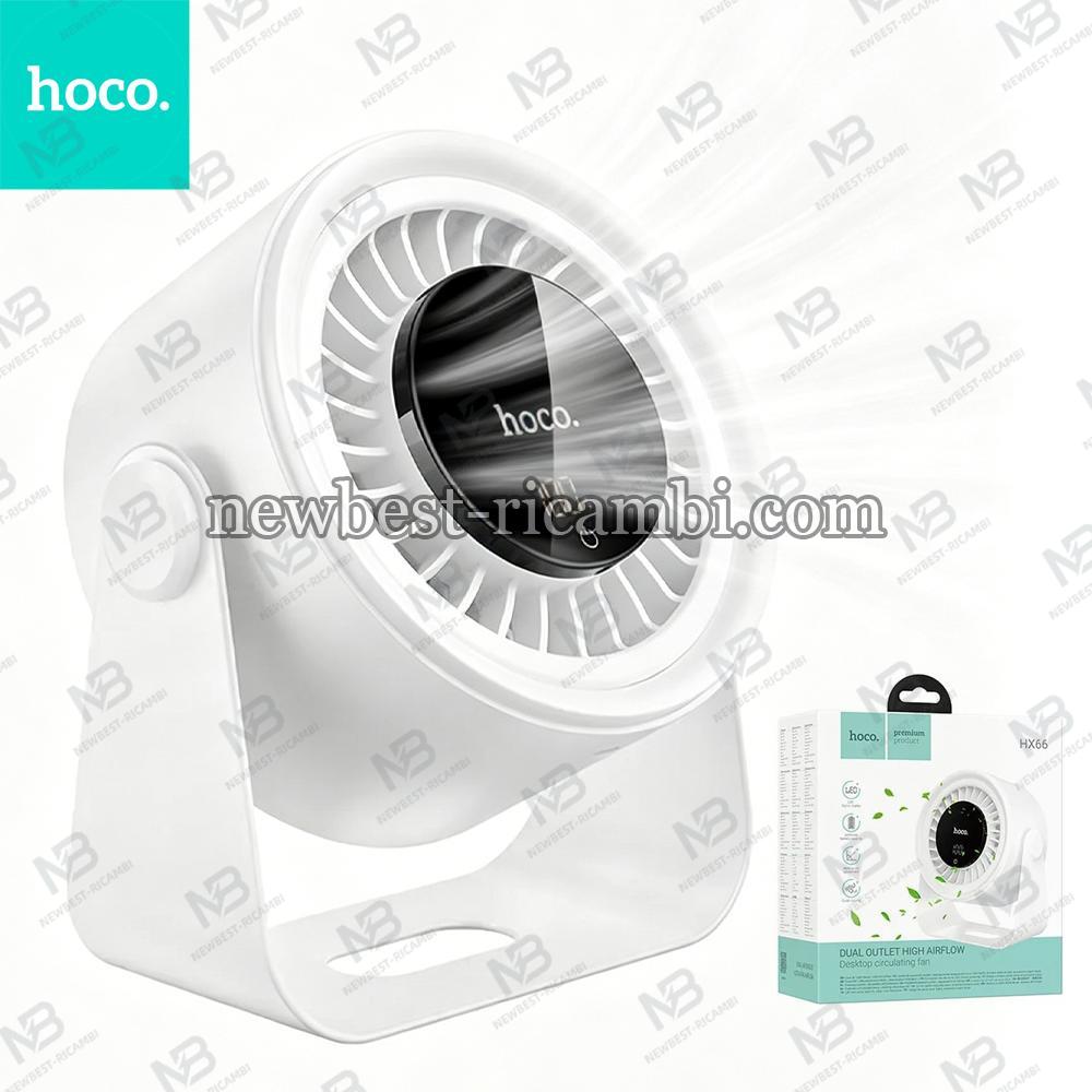 HOCO desktop fan HX66 white In Blister