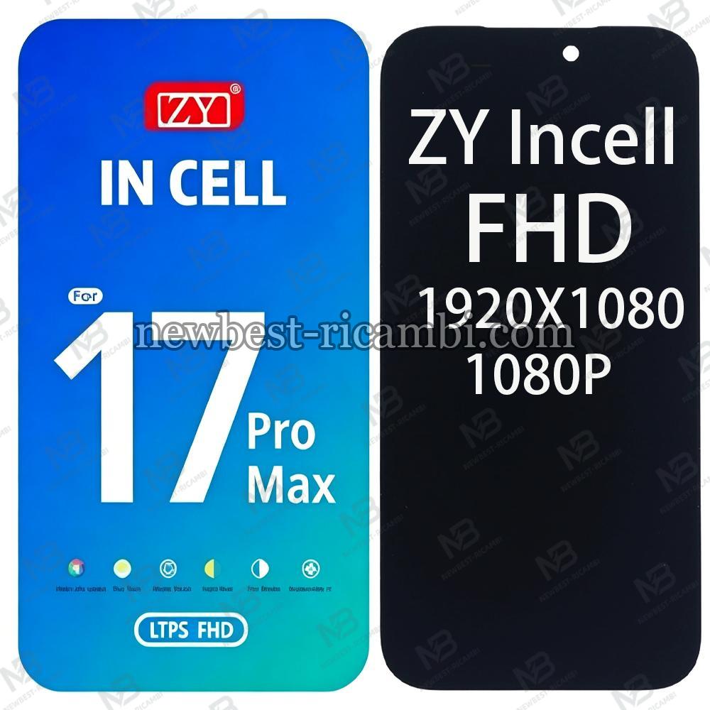 iPhone 17 Pro Max Touch+Lcd+Frame Black ZY Incell FHD 1920x1080 1080P