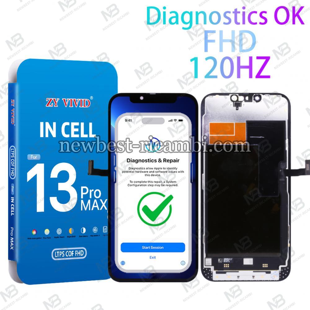 iPhone 13 Pro Max Touch+Lcd+Frame Black ZY Incell FHD 120HZ COF Diagnosable
