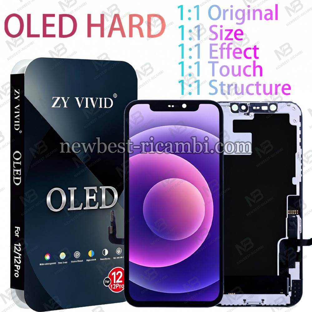 iPhone 12 / 12 Pro Touch+Lcd+Frame Black ZY Oled Hard 1:1 Vs Ori COF