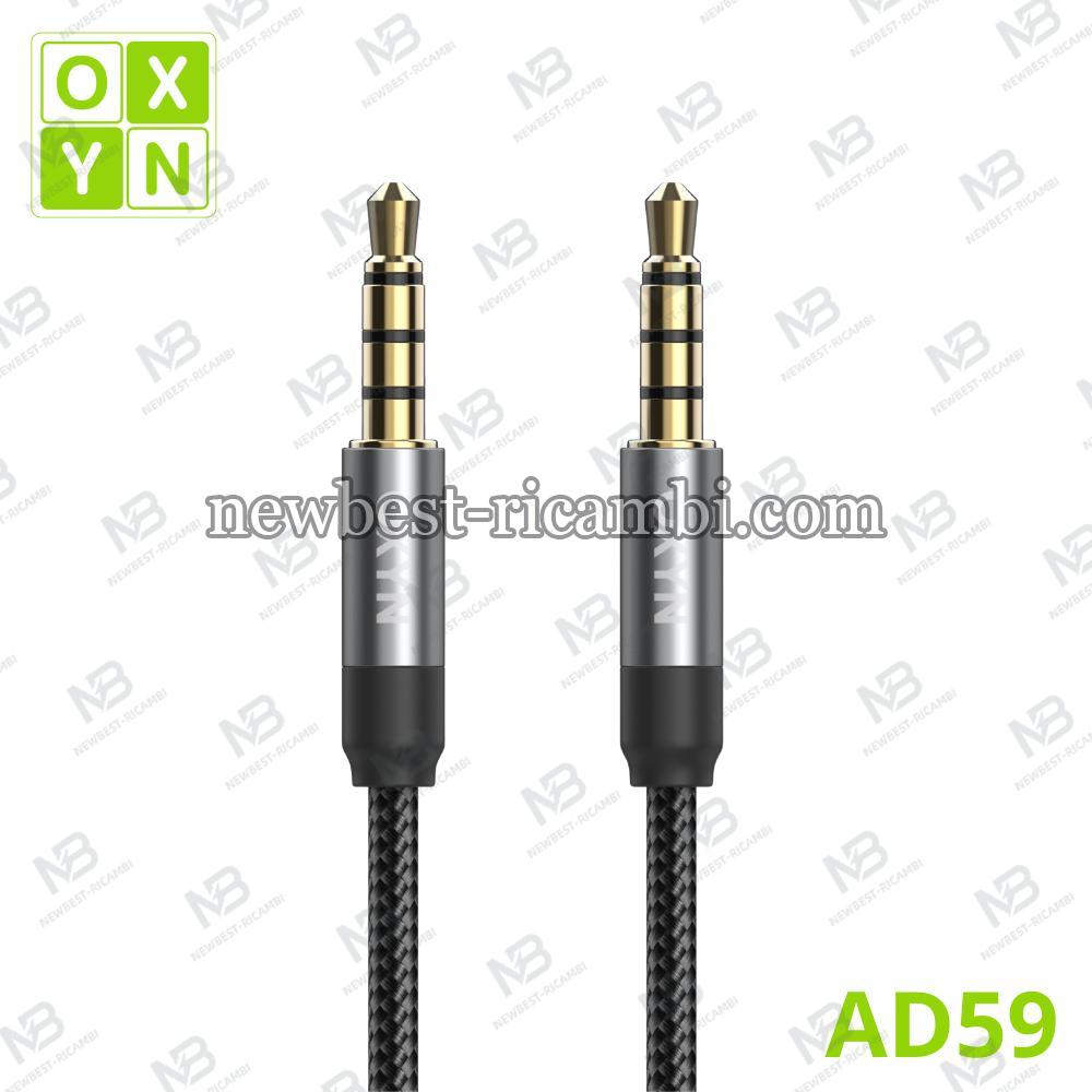OXYN AD59 ADATTATORE JACK 3.5MM M A JACK 3.5MM M MICROFONO+AUDIO