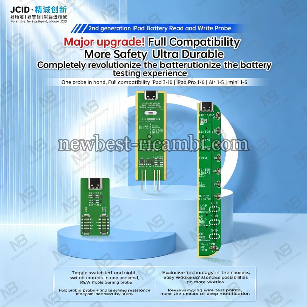 JCID V1SE V1S Pro Battery Read And Write Tool Set No Need Tag-on FPC For iPad And iPhone Battery Health Data Repair