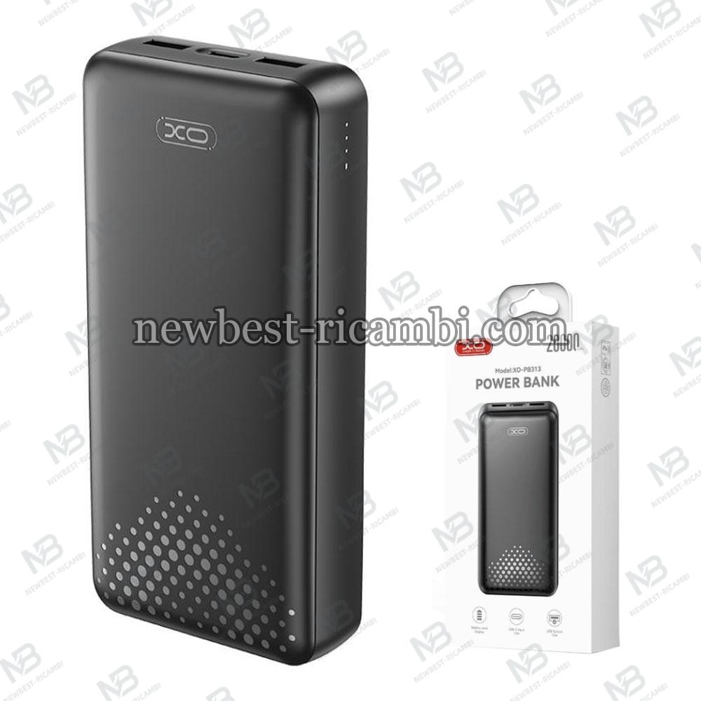 XO Power Bank 20000 mAh Black - PB313 in Blister