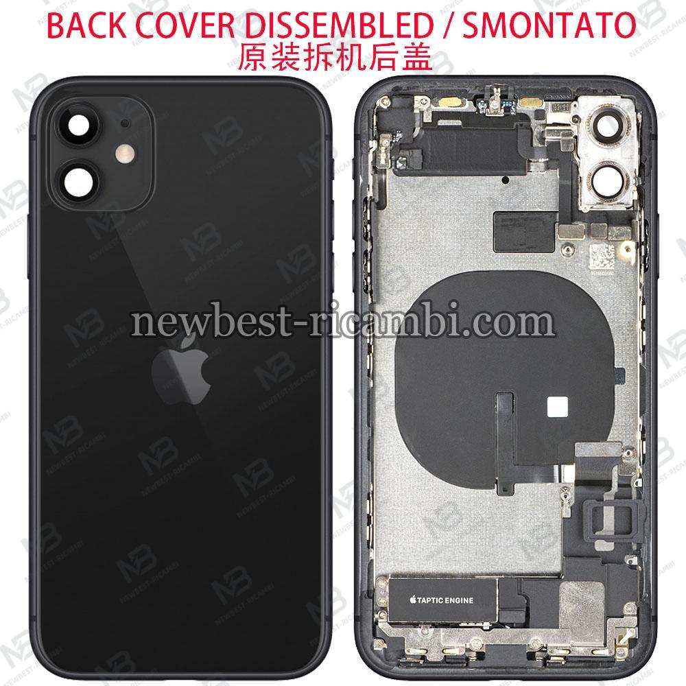 iPhone 11 Back Cover + Wireless Charge + Full Flex Flashlight Black Disassembled Grade A Original
