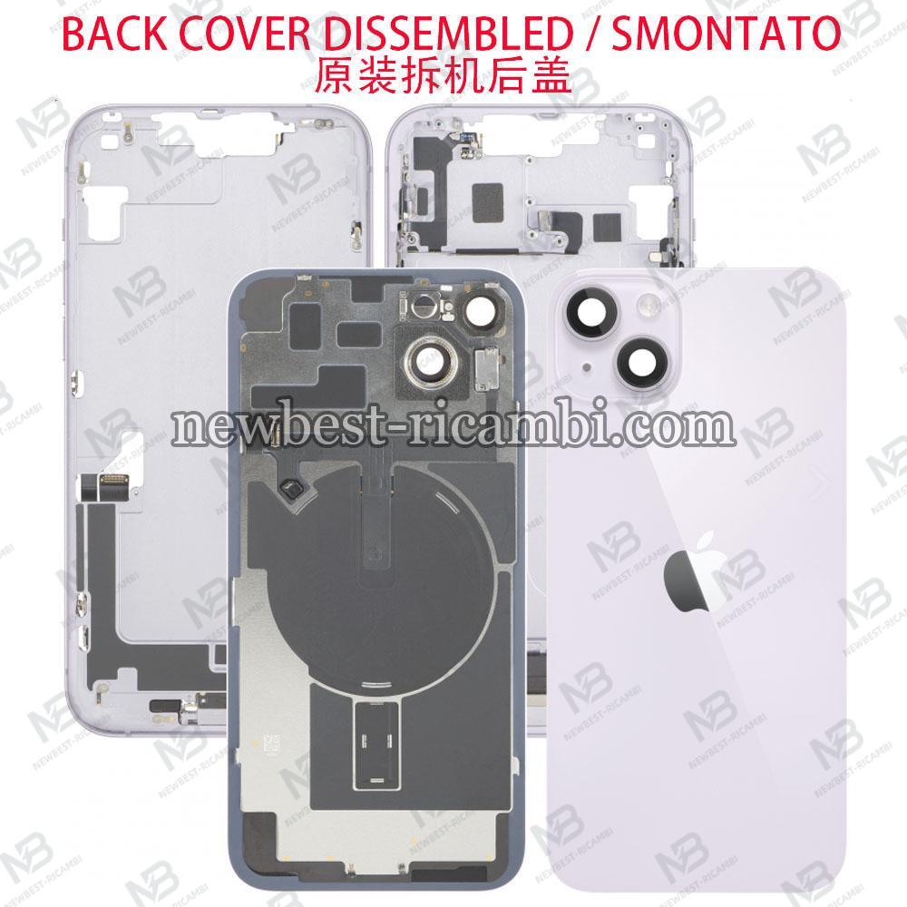 iPhone 14 Plus Back Cover + Middle Frame + Flex Purple Disassembled Grade A Original