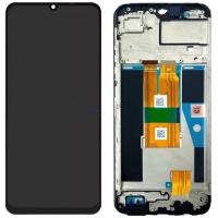 Realme Note 60 4G (RMX3933) Touch + Lcd + Frame Black Original