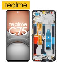 Realme C75 5G 2025 (RMX3943) Touch + Lcd + Frame Black Service Pack