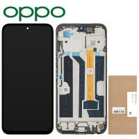 Oppo A6X 4G 2025 (CPH2819) Touch + Lcd + Frame Black Service Pack