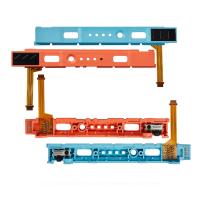 Nintendo Switch 2 Plastic Rail (Right+Left) With Flex Cable Orange Blue