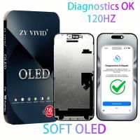 iPhone 16 Pro Max Touch+Lcd+Frame Black ZY Oled Soft COF Diagnosable 120HZ 