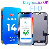 iPhone 14 Touch+Lcd+Frame Black ZY Incell FHD COF Diagnosable