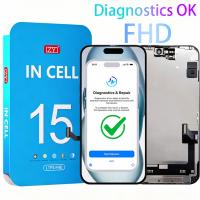 iPhone 15 Touch+Lcd+Frame Black ZY Incell FHD COF Diagnosable