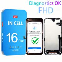 iPhone 16 Plus Touch+Lcd+Frame Black ZY Incell FHD COF Diagnosable