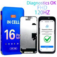 iPhone 16 Pro Max Touch+Lcd+Frame Black ZY Incell FHD 120HZ COF Diagnosable