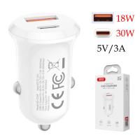 XO 12V 30W C + A Mini Smart CC69 White in Blister