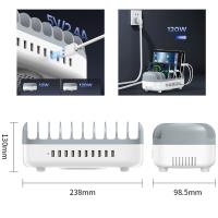Desktop Charger Orico DUK-10P-V1 120W 2.4A 10 x USB-A White in Blister
