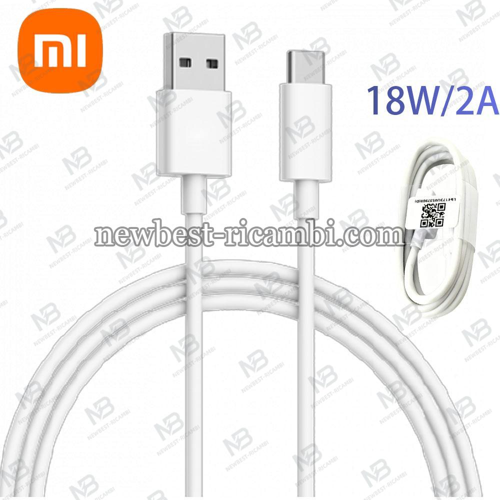 Xiaomi Mi USB Type-C Cable 18W 2A 100cm White Bulk