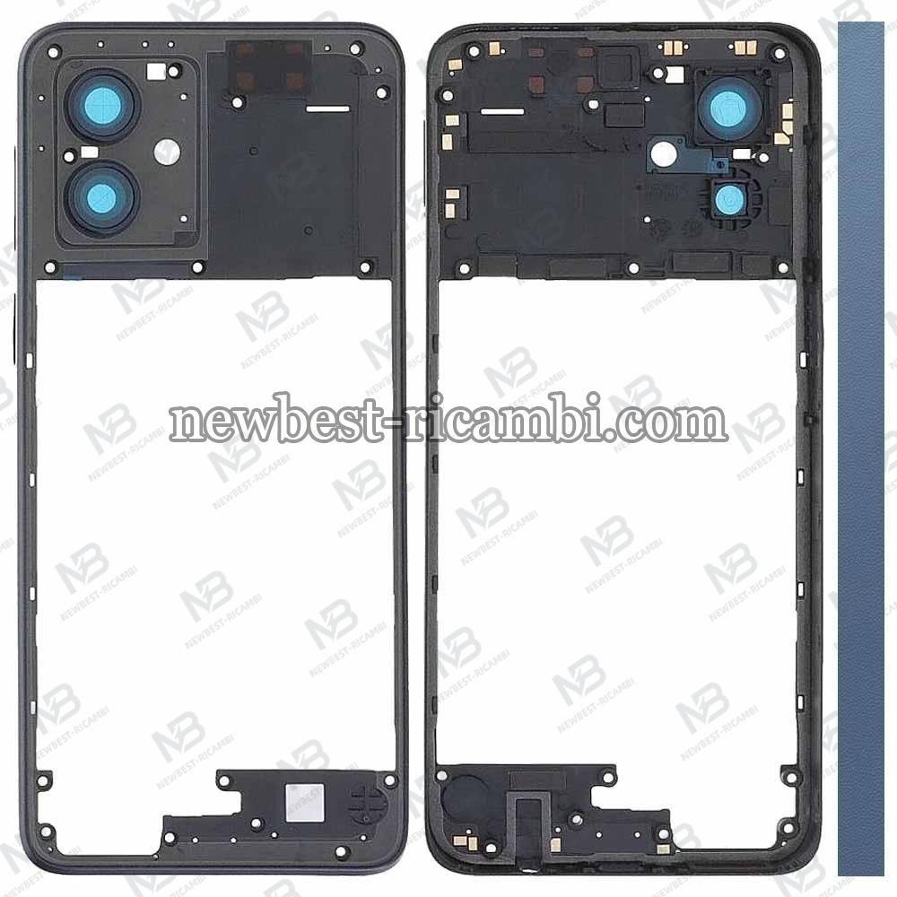 Moto G54 5G XT2343 Frame B + Side Key Indigo Blue