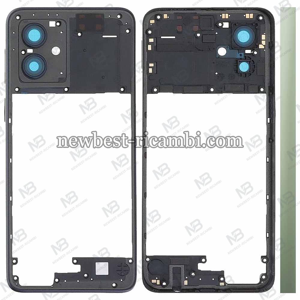Moto G54 5G XT2343 Frame B + Side Key Mint Green