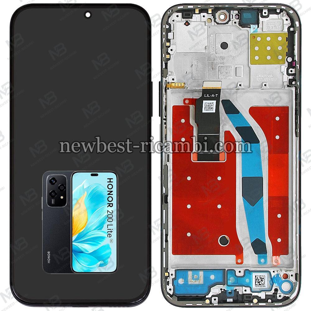 Honor 200 Lite 5G (LLY-NX1) Touch + Lcd + Frame Black Original