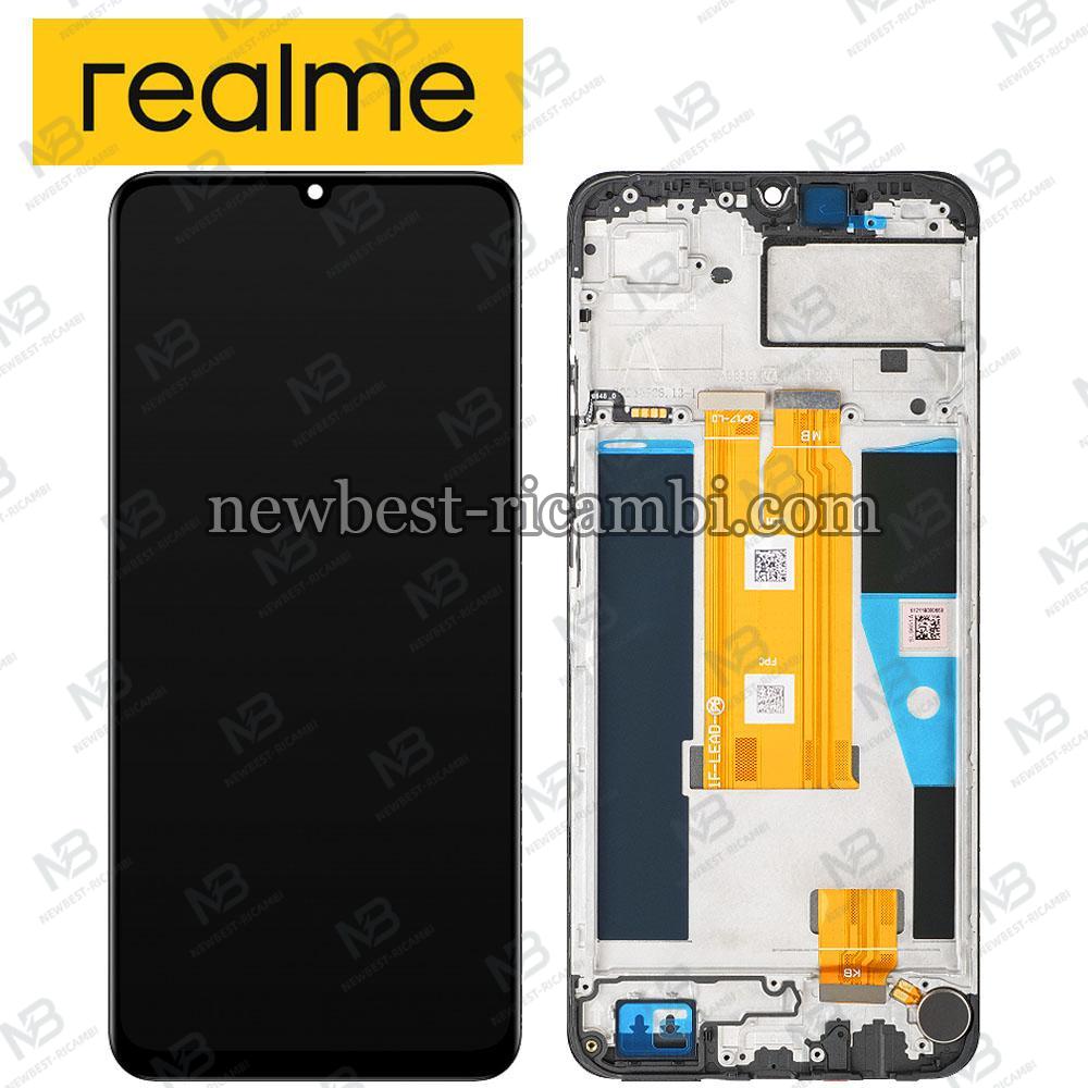 Realme Note 60 4G (RMX3933) Touch + Lcd + Frame Black Service Pack