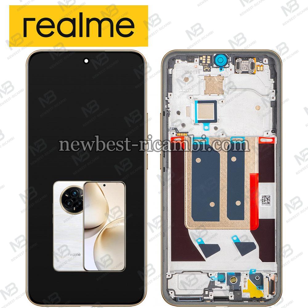 Realme 14 Pro+ 5G (RMX5050) Touch + Lcd + Frame Gold Service Pack