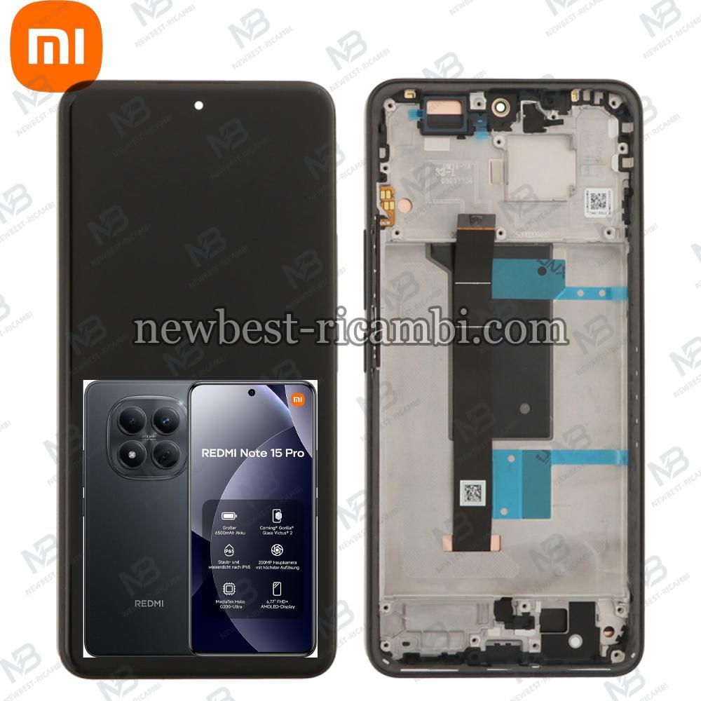 Redmi Note 15 Pro 4G (2025) 25100RA69G Touch + Lcd + Frame Black Service Pack