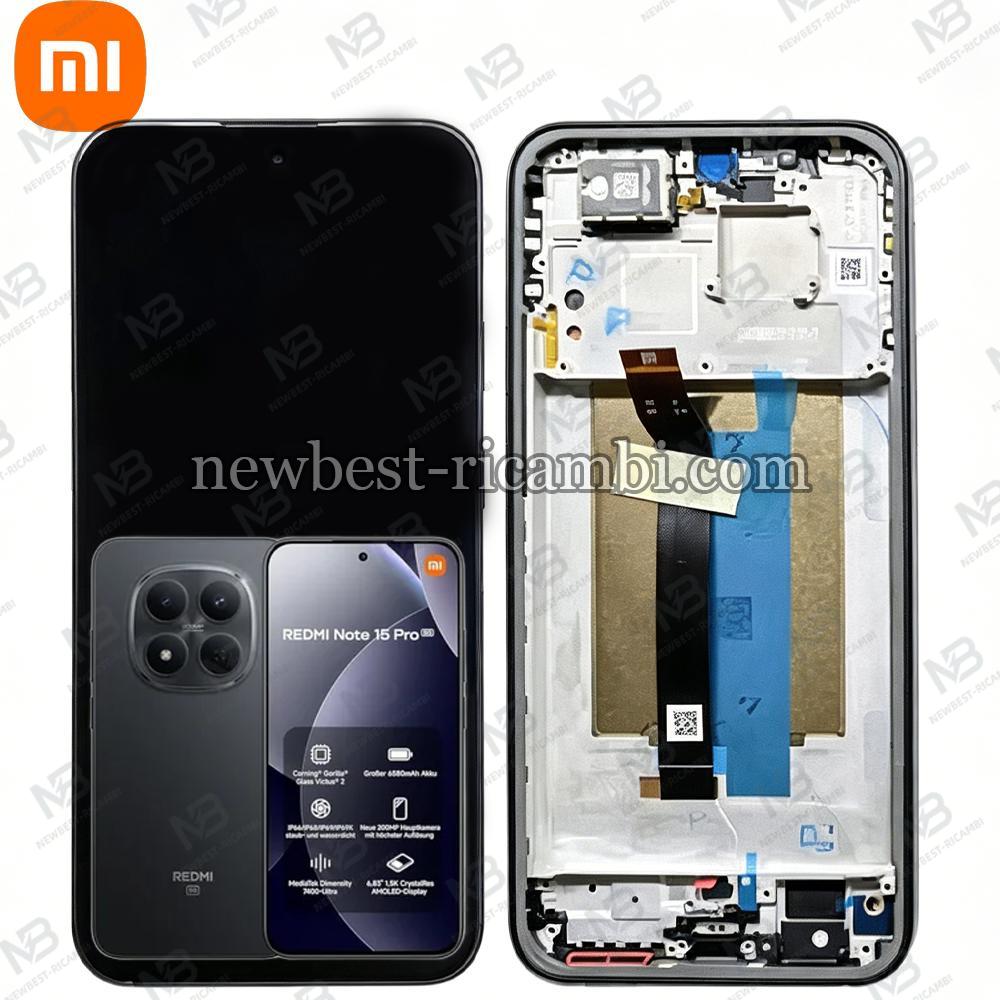 Redmi Note 15 Pro 5G (2025) 25060RABDG Touch + Lcd + Frame Black Service Pack