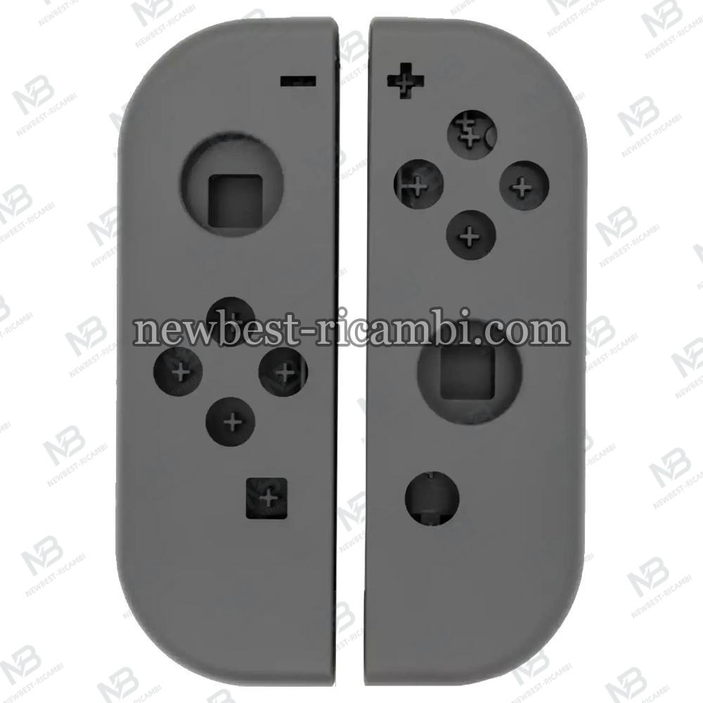 Switch OLED Joy Con Controller Housing Shell Grey