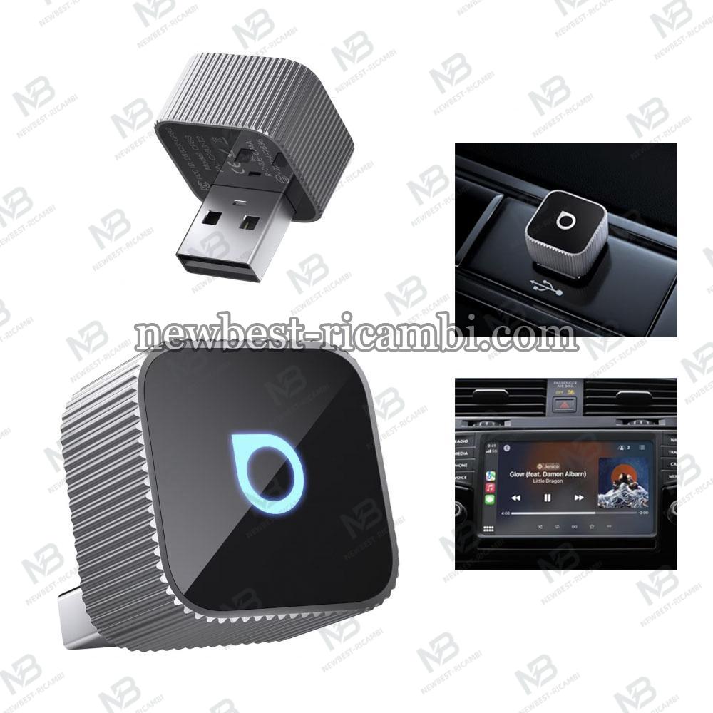 Wireless Carplay / Android Auto Adapter Ottocast Mini Cube Style B for Apple iPhone / Android Series Black CP88-T2 in Bl