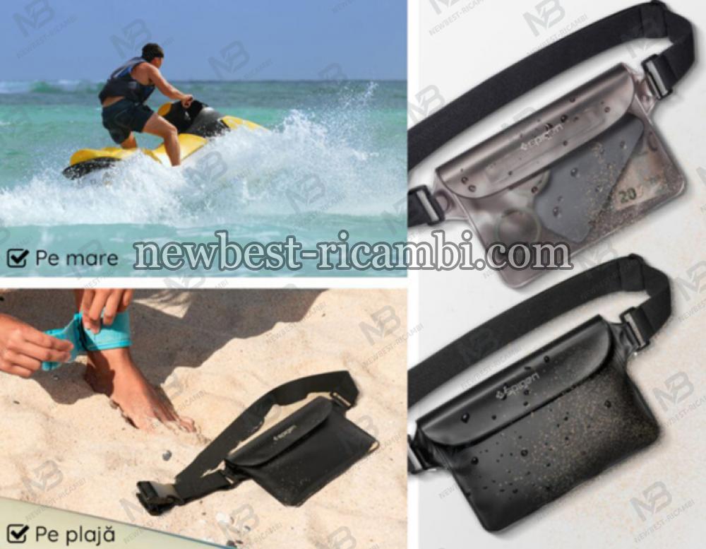 Waterproof Hip Bag Spigen Aqua Shield Black AMP04532 in Blister