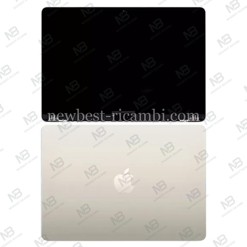 MacBook Air 13" A3113 M3 EMC 8611 (2024) Lcd + Frame Full Starlight Dissembled 100% Original Grade A Refurbished