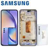Samsung Galaxy A54 5G A546 Touch + Lcd + Frame Violet Service Pack