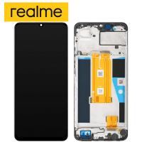 Realme Note 60 4G (RMX3933) Touch + Lcd + Frame Black Service Pack